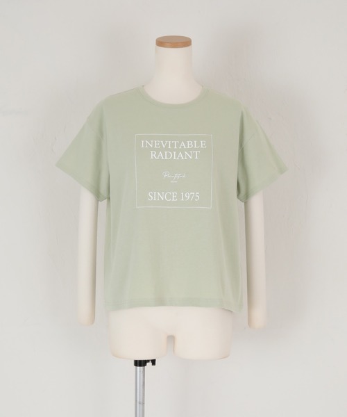 titivate(ティティベイト)の「デザインロゴプリントTシャツ(Tシャツ/カットソー・レディース・ブラック/オフホワイト/ライトグリーン・FREE)」の15枚目の写真