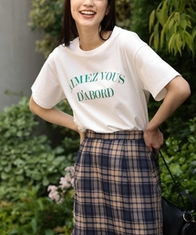 a.v.v | ラウンドヘムロゴTシャツ(Tシャツ/カットソー)