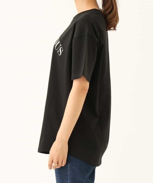 a.v.v(アーヴェヴェ)の「ラウンドヘムロゴTシャツ(Tシャツ/カットソー・レディース・ホワイト/ブラック・34/36/38/40/42)」の17枚目の写真