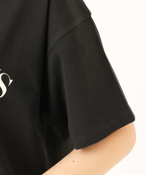 a.v.v(アーヴェヴェ)の「ラウンドヘムロゴTシャツ(Tシャツ/カットソー・レディース・ホワイト/ブラック・34/36/38/40/42)」の20枚目の写真
