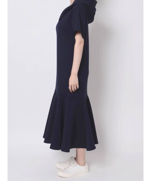 COTORICA（コトリカ）の「ショートスリーブマーメイドフードワンピース（ワンピース・レディース・ブラック/ネイビー/アイボリー・SMALL/MEDIUM）」の17枚目の写真