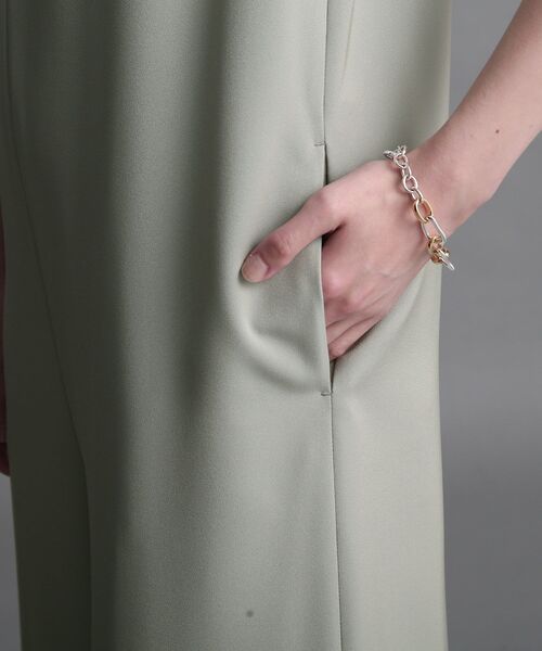 INDIA IS BEAUTIFUL&yuw シシュウオールインワン ブラック BLACK BY MOUSSY（ブラックバイマウジー）の「side open all in