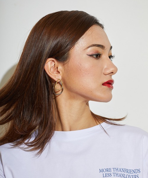 L.H.P(エルエイチピー)の「courage/クラージュ/楕円ピアス(ピアス(両耳用)・レディース・ゴールド・F)」の12枚目の写真
