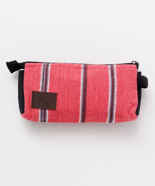 チャイハネ（チャイハネ）の「【チャイハネ】ネパール手織りコットンペンケース 横長ポーチ（ポーチ・レディース・イエロー系その他/ホワイト×ブルー/パープル/ホワイト/ブルー/ラベンダー/ブルー系その他/グリーン/レッド/ダークブルー/グリーン系その他・FREE）」の11枚目の写真