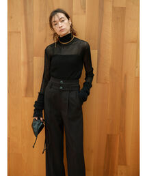 Ray BEAMS | RBS / ダブル ウエスト ワイド パンツ(その他パンツ)