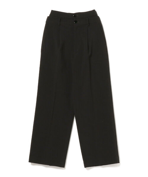 Ray BEAMS(レイビームス)の「RBS / ダブル ウエスト ワイド パンツ(その他パンツ・レディース・ブラック/ダークブラウン・1/0)」の20枚目の写真