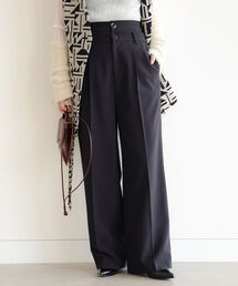 Ray BEAMS | RBS / ダブル ウエスト ワイド パンツ(その他パンツ)