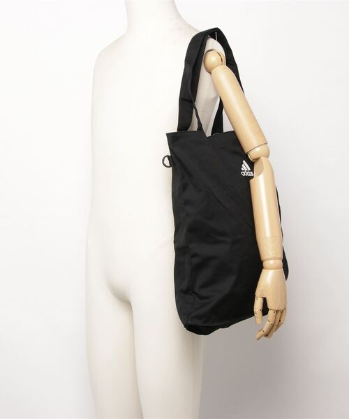 adidas（アディダス）の「キャンバスバッグ / アディダス adidas（トートバッグ・メンズ・ブラック/オフホワイト・FREE）」の12枚目の写真