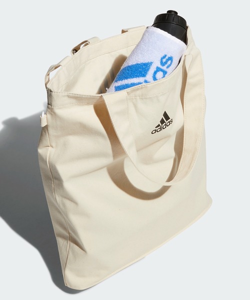 adidas（アディダス）の「キャンバスバッグ / アディダス adidas（トートバッグ・メンズ・ブラック/オフホワイト・FREE）」の14枚目の写真