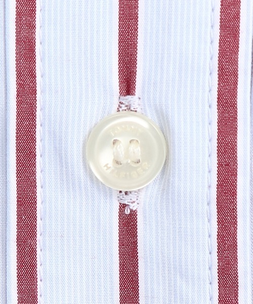 美品トミーヒルフィガーマップ柄スカーフミディシャツワンピース柔らかなシルエットS TOMMY HILFIGER（トミーヒルフィガー）の「ストライプミディシャツ