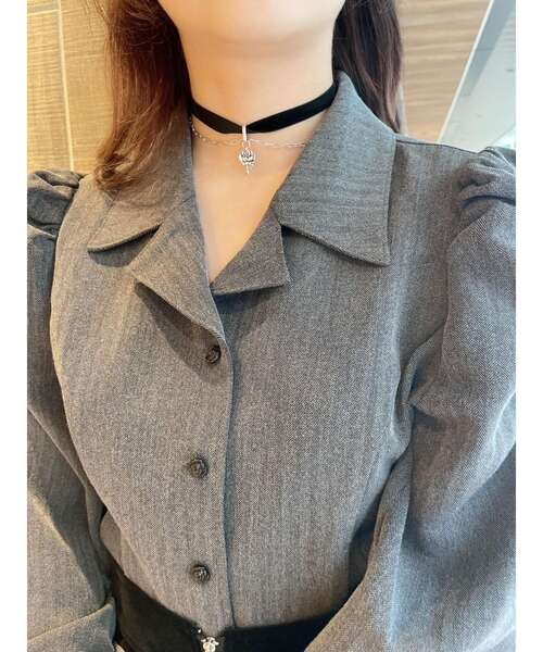 EATME(イートミー)の「チェーンコンビベロアチョーカー(チョーカー・レディース・ブラック・FREE)」の5枚目の写真