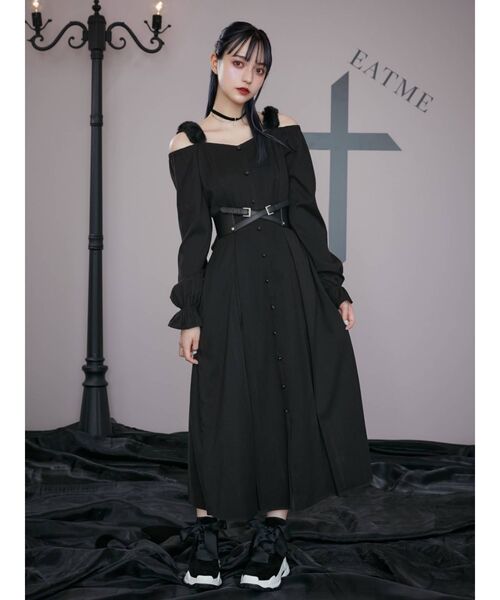 EATME(イートミー)の「チェーンコンビベロアチョーカー(チョーカー・レディース・ブラック・FREE)」の7枚目の写真