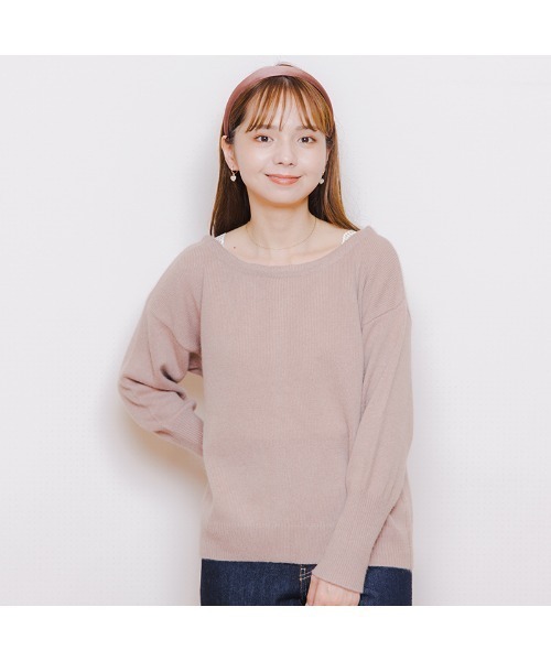 flower（フラワー）の「フラッフニットカーディガン4（カーディガン/ボレロ・レディース・ブラウン/アイボリー/ブルー/ピンク・FREE）」の21枚目の写真