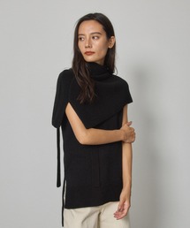 PUBLIC TOKYO | ケープレイヤードワンショルニット/ウォッシャブル(ニット/セーター)