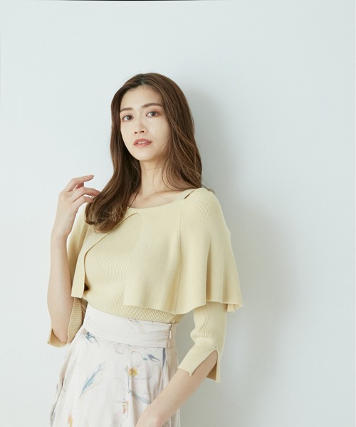 オフショルケープリブニット ニット セーター Jill By Jillstuart ジルバイジルスチュアート のファッション通販 Zozotown