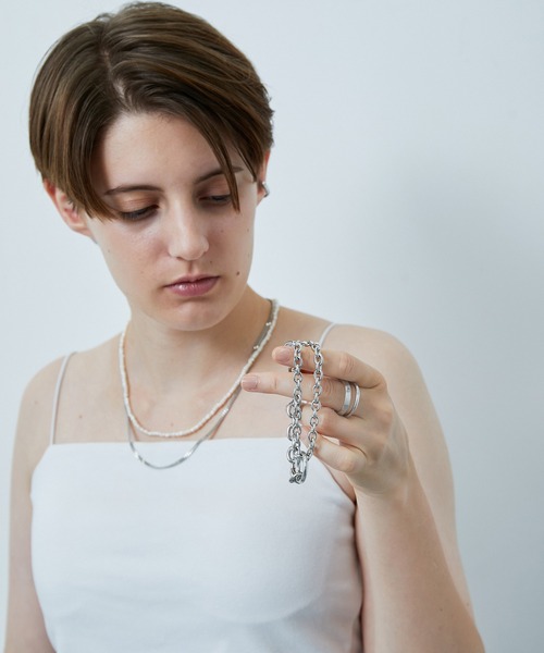 JUNRED(ジュンレッド)の「ital. from JUNRed / bean bracelet connected(ブレスレット・メンズ・シルバー・FREE)」の6枚目の写真