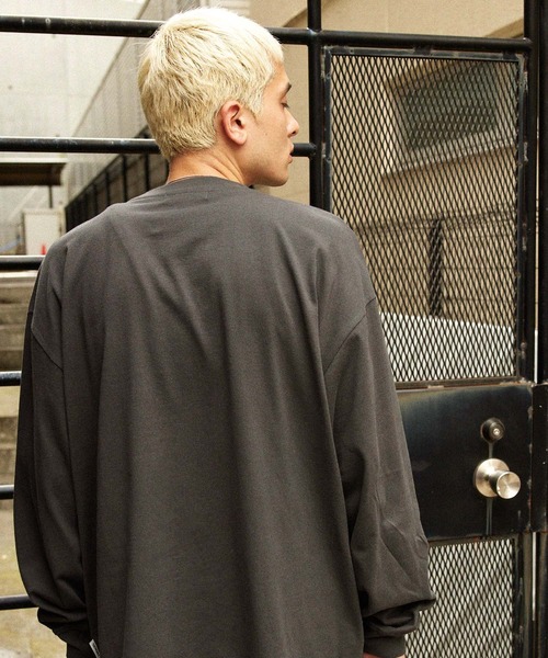 MONO-MART（モノマート）の「【retock's】ヴィンテージライクロックプリントビッグシルエット長袖Tシャツ（Tシャツ/カットソー・メンズ・ネイビー系1/ネイビー系2/ブラック系2/ホワイト系2/ブラック系1/ホワイト系1・M/L）」の9枚目の写真