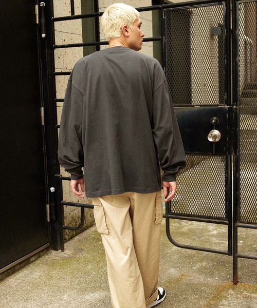 MONO-MART（モノマート）の「【retock's】ヴィンテージライクロックプリントビッグシルエット長袖Tシャツ（Tシャツ/カットソー・メンズ・ネイビー系1/ネイビー系2/ブラック系2/ホワイト系2/ブラック系1/ホワイト系1・M/L）」の11枚目の写真