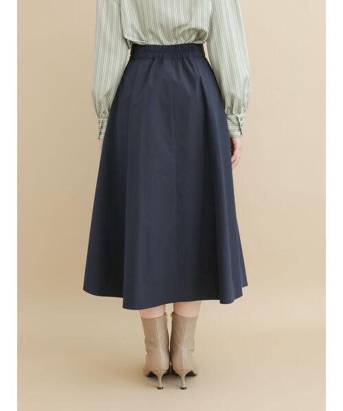 Te chichi（テチチ）の「サイドジップタフタタックフレアスカート（スカート・レディース・ネイビー/ブラウン/グリーン・MEDIUM/SMALL）」の12枚目の写真