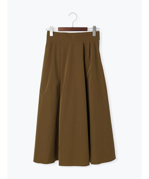 Te chichi（テチチ）の「サイドジップタフタタックフレアスカート（スカート・レディース・ネイビー/ブラウン/グリーン・MEDIUM/SMALL）」の16枚目の写真