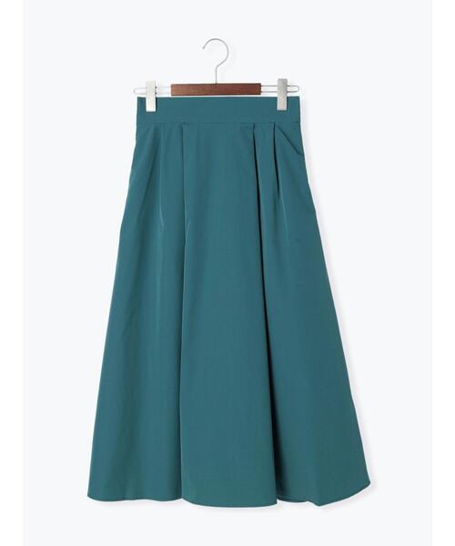 Te chichi（テチチ）の「サイドジップタフタタックフレアスカート（スカート・レディース・ネイビー/ブラウン/グリーン・MEDIUM/SMALL）」の17枚目の写真