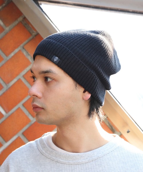 ８(eight)（エイト）の「BeProof 難燃コットンニットワッチ/カラビナ付き（ニットキャップ/ビーニー・メンズ・ブラック/ベージュ/パープル/オリーブ/ブラウン系その他・FREE）」の2枚目の写真