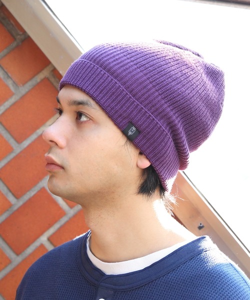 ８(eight)（エイト）の「BeProof 難燃コットンニットワッチ/カラビナ付き（ニットキャップ/ビーニー・メンズ・ブラック/ベージュ/パープル/オリーブ/ブラウン系その他・FREE）」の20枚目の写真