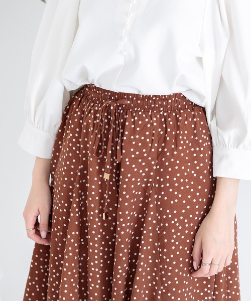 Paradise Picnic（パラダイスピクニック）の「ランダムドット14枚はぎフレアパンツ（その他パンツ・レディース・ブラック/ブラウン・FREE）」の16枚目の写真