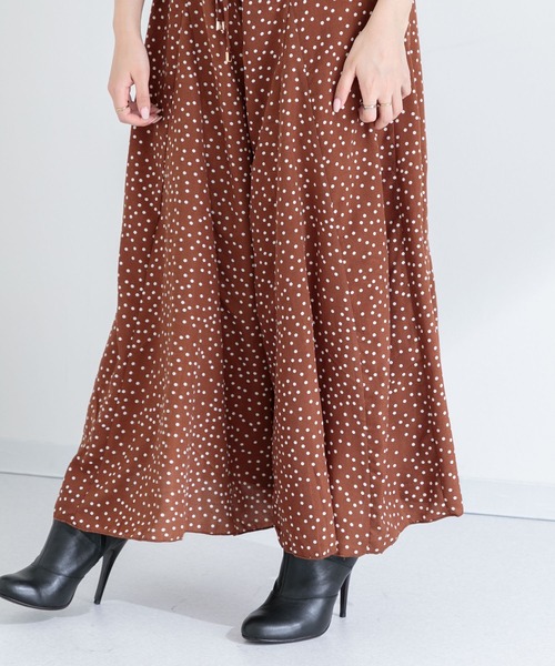 Paradise Picnic（パラダイスピクニック）の「ランダムドット14枚はぎフレアパンツ（その他パンツ・レディース・ブラック/ブラウン・FREE）」の12枚目の写真