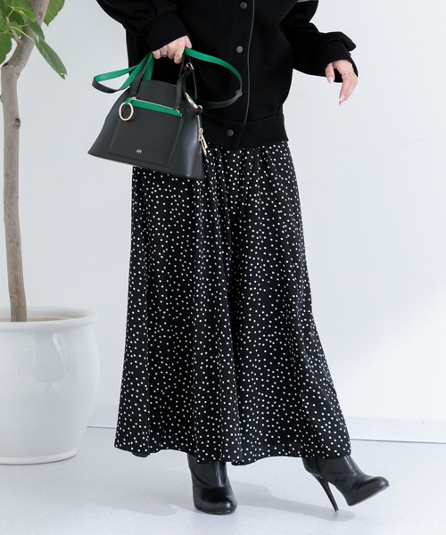 Paradise Picnic（パラダイスピクニック）の「ランダムドット14枚はぎフレアパンツ（その他パンツ・レディース・ブラック/ブラウン・FREE）」の15枚目の写真