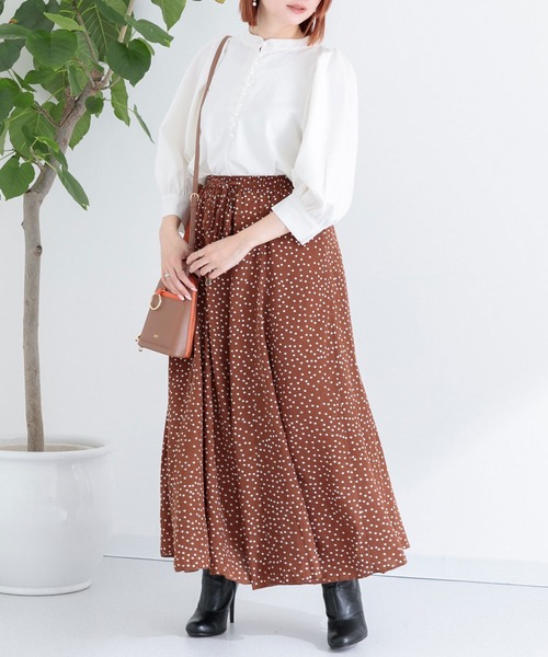 Paradise Picnic（パラダイスピクニック）の「ランダムドット14枚はぎフレアパンツ（その他パンツ・レディース・ブラック/ブラウン・FREE）」の7枚目の写真