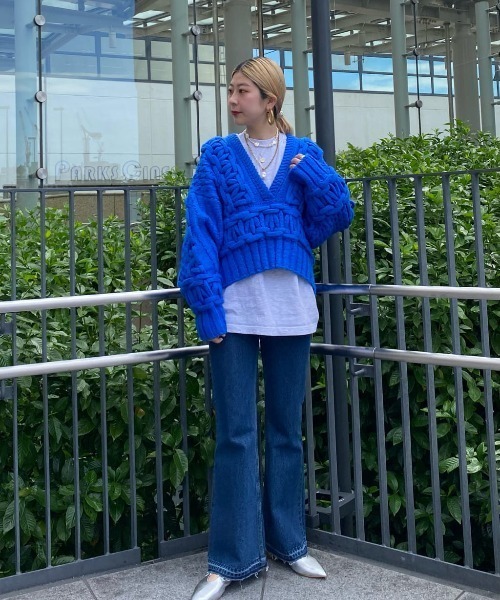 mici（ミチ）の「(mici)ケーブルニット（ニット/セーター）」 - WEAR