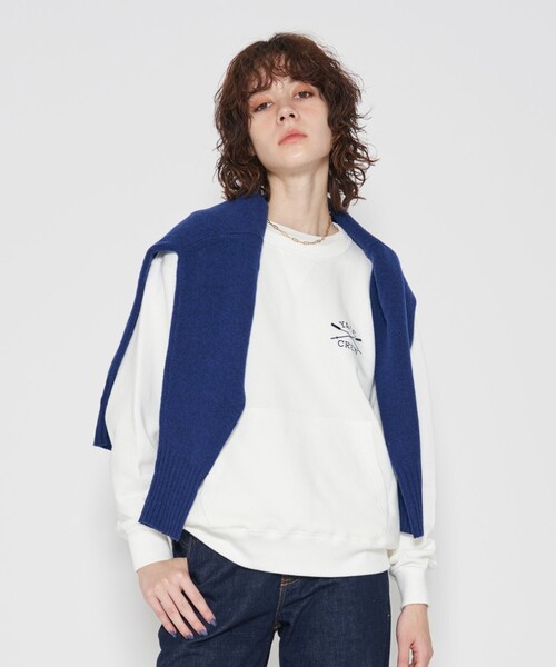 【セール】【UNISEX】YALE刺繍クルーネックプルオーバー（スウェット）｜J.PRESS YORK STREET（ジェイプレスヨークストリート）