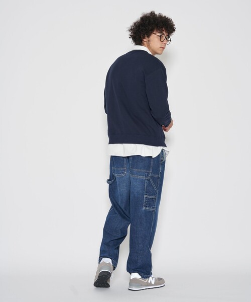J.PRESS YORK STREET（ジェイプレスヨークストリート）の「【UNISEX】YALE刺繍クルーネックプルオーバー（スウェット・メンズ・アイボリー系/ネイビー系/ホワイト系・SMALL/MEDIUM/LARGE）」の10枚目の写真