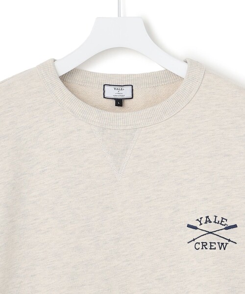 J.PRESS YORK STREET（ジェイプレスヨークストリート）の「【UNISEX】YALE刺繍クルーネックプルオーバー（スウェット・メンズ・アイボリー系/ネイビー系/ホワイト系・SMALL/MEDIUM/LARGE）」の12枚目の写真