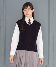 pom ponette junior（ポンポネットジュニア）の「＊ニットベスト（ニット/セーター・キッズ）」