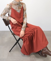 ＡＮＤＪ | 【2022/AW】ソフトグログランティアードキャミワンピース(ワンピース)