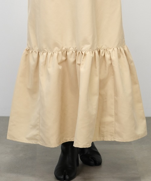 ＡＮＤＪ（アンドジェイ）の「【2022/AW】ソフトグログランティアードキャミワンピース（ワンピース・レディース・ブラック/ベージュ/グリーン/テラコッタ・M）」の20枚目の写真