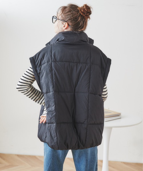 ANGIE（アンジー）の「2WAYファイバーダウンジャケット（ダウンジャケット/コート・レディース・アイボリー/ブラック/グレー・FREE）」の21枚目の写真