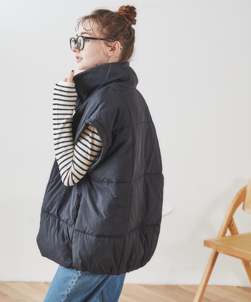 ANGIE（アンジー）の「2WAYファイバーダウンジャケット（ダウンジャケット/コート・レディース・アイボリー/ブラック/グレー・FREE）」の20枚目の写真