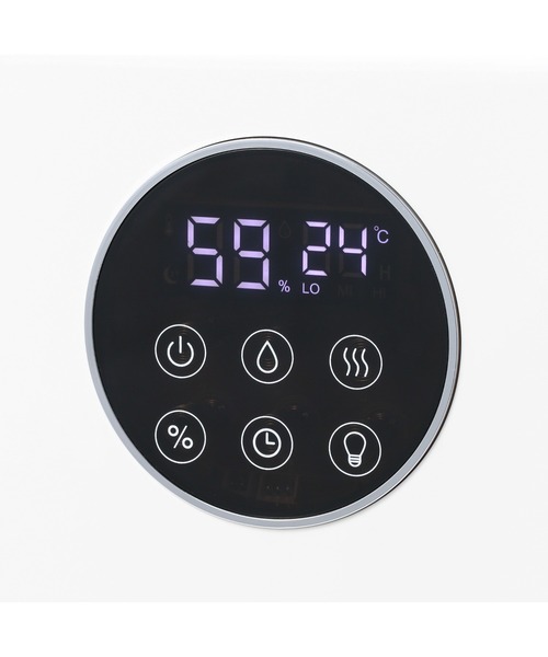 セール】グランデ 上部給水型ハイブリッド式加湿器 5.5L ホワイト