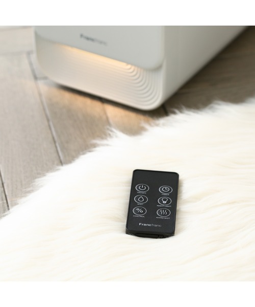 セール】グランデ 上部給水型ハイブリッド式加湿器 5.5L ホワイト