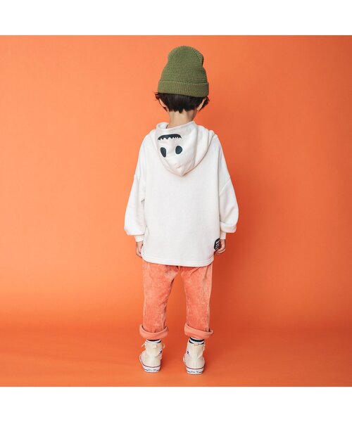 BREEZE(ブリーズ)の「おばけ・猫パーカー(パーカー・キッズ・ブラック/オフホワイト・90/100/110/120/80/130)」の8枚目の写真