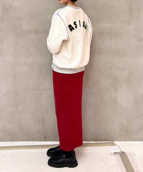 led.tokyo 【led.tokyoフロントスリットタイトニットスカート led.tokyo（レッドトウキョウ）の「【led.tokyo】フロント