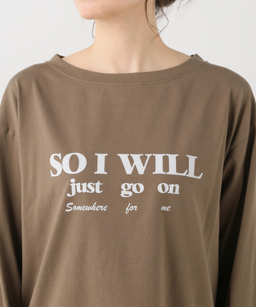 Spick & Span(スピックアンドスパン)の「コットンシルケットロゴロンT(Tシャツ/カットソー・レディース・ホワイト/モカ・FREE)」の22枚目の写真
