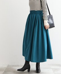 SHOO・LA・RUE | キレイなフレアシルエットのロングスカート(スカート)