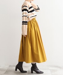 SHOO・LA・RUE | キレイなフレアシルエットのロングスカート(スカート)