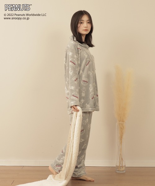 Snoopy スヌーピーsweet Dreamプレミアムふわもこルームウェアセット ルームウェア パジャマ Peanuts ピーナッツ のファッション通販 Zozotown