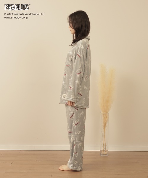 PEANUTS(ピーナッツ)の「【SNOOPY】スヌーピーSweet Dreamプレミアムふわもこルームウェアセット(ルームウェア/パジャマ ...