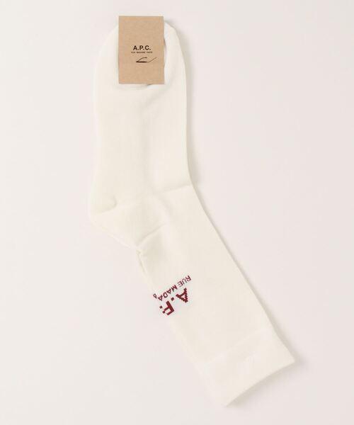 A.P.C.(アーペーセー)の「MIKE H ソックス(ソックス/靴下・メンズ・ホワイト/ブラック/グリーン系その他・ONESIZE)」の6枚目の写真